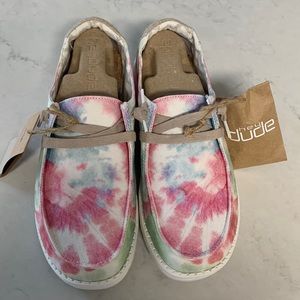 NWT Hey Dude Wendy Boho Mandala Tie Dye Women’s Size 9